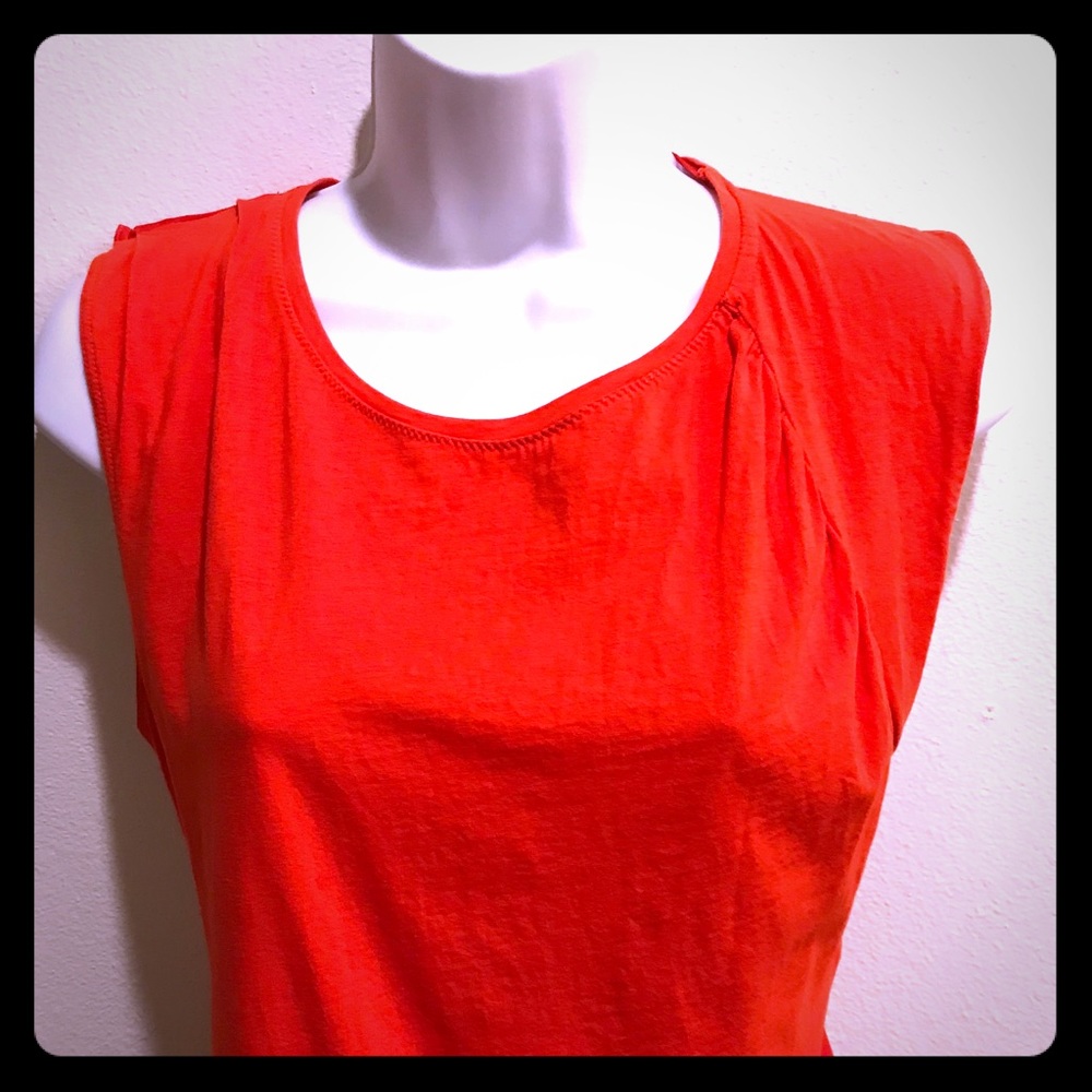 5 for $25 Vivid orange, asymmetrical top